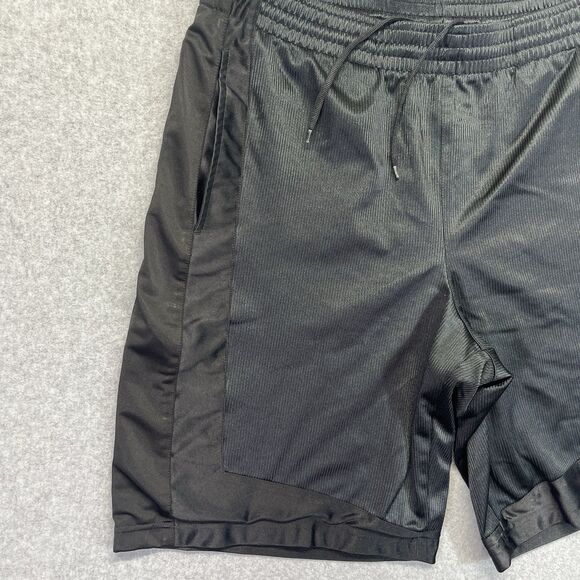 Nike Silver Tag Basketball Gym Shorts Men’s L Large Black Gray Vintage Y2K - Picture 4 of 16
